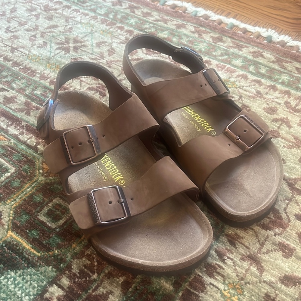 Birkenstock Milano Mocha 38 (7-7.5) New without tags
